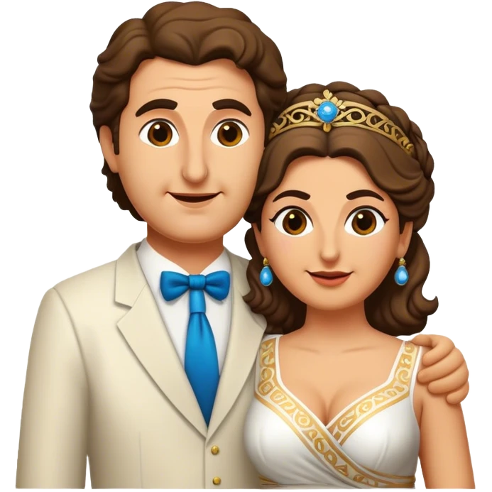 Cinematic Realistic My Big Fat Greek Wedding Pop Culture Emoji, depicting a vibrant celebration of Greek culture rendered with lively textures and festive lighting. emoji