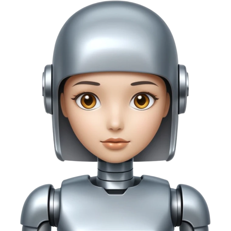 girl ai robot emoji
