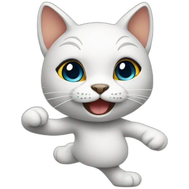 Dances cat emoji