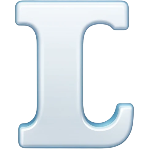 the white letter I



 emoji