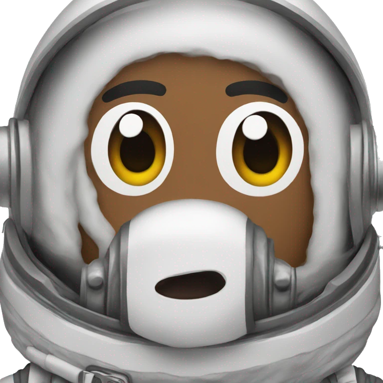 Astronaut poop emoji