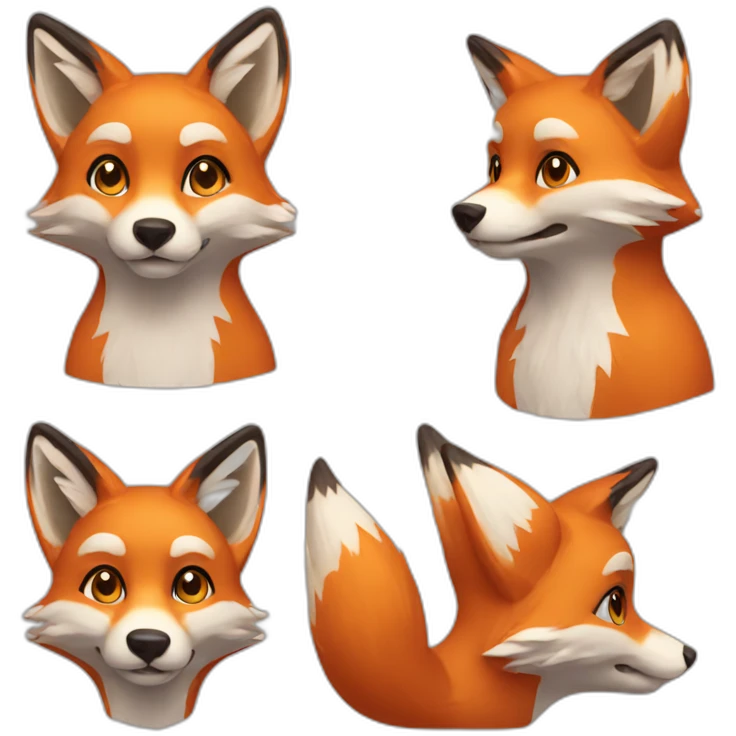 fox 😍 emoji