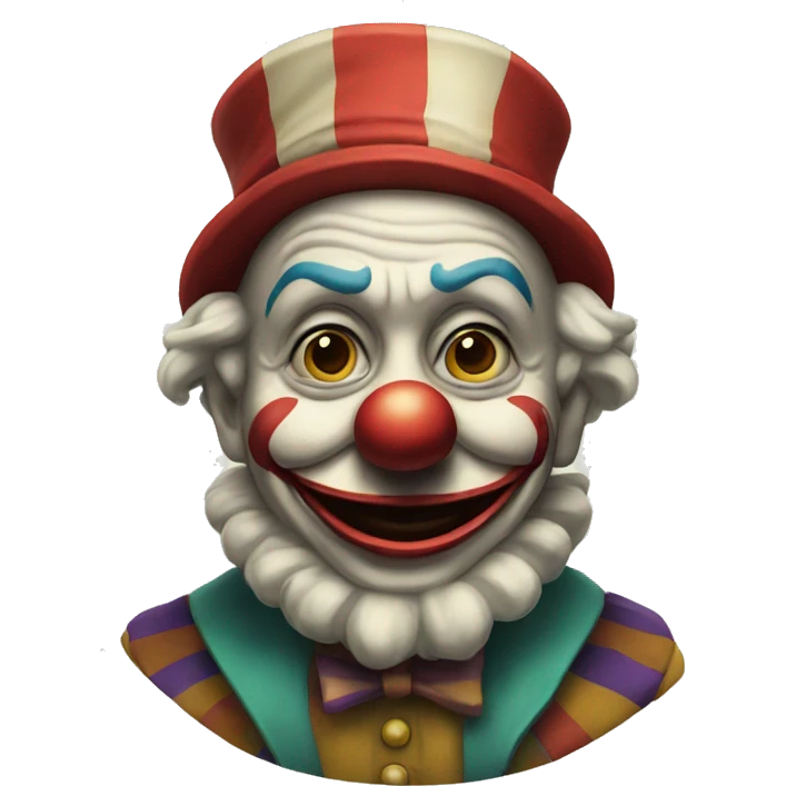 En old money clown emoji