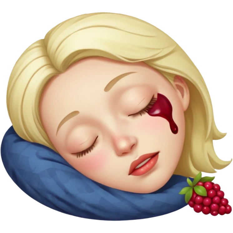 Berry sleeping emoji