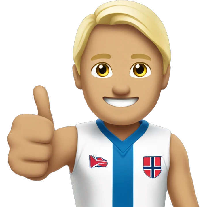Haaland Norway thumbs up emoji