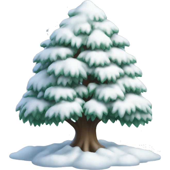 Snow tree  emoji
