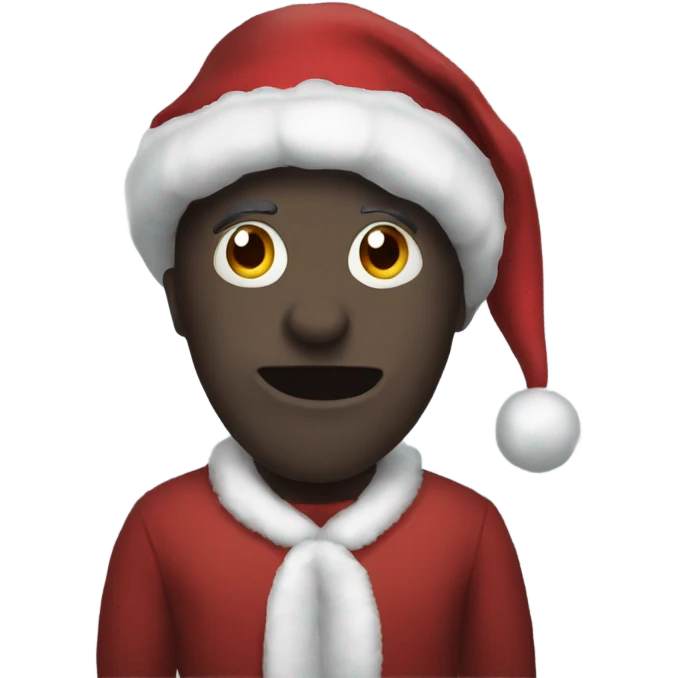 Creepy Christmas emoji