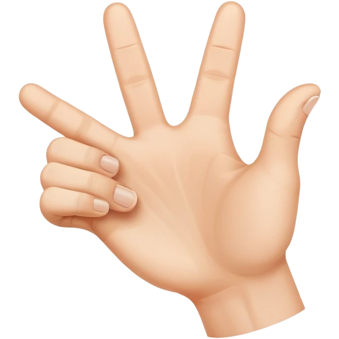 Thumbs up with pointer fingers  emoji
