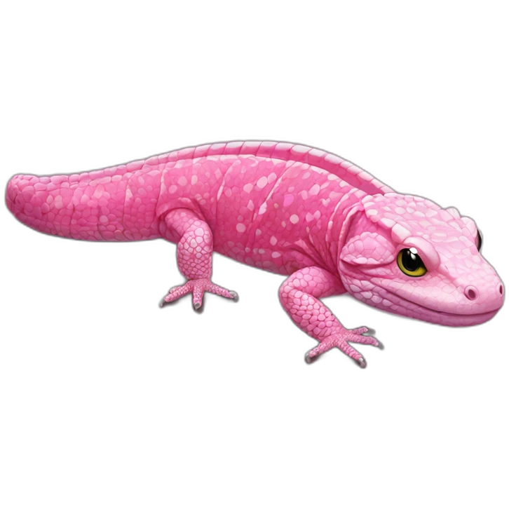 tegu lizard pink emoji