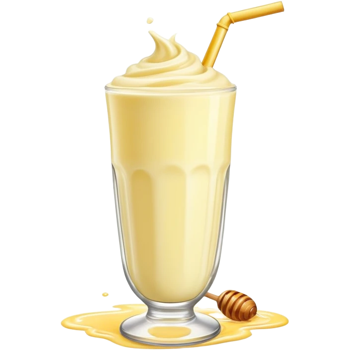 Honey milk smoothie  emoji