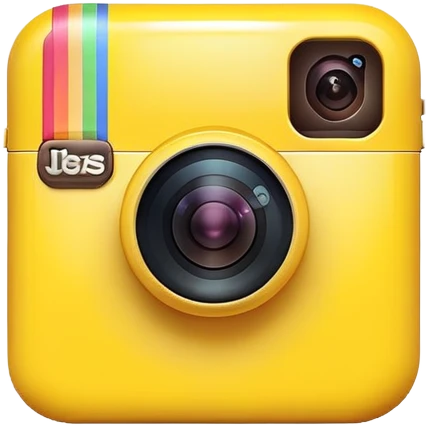 yellow icon instagram emoji