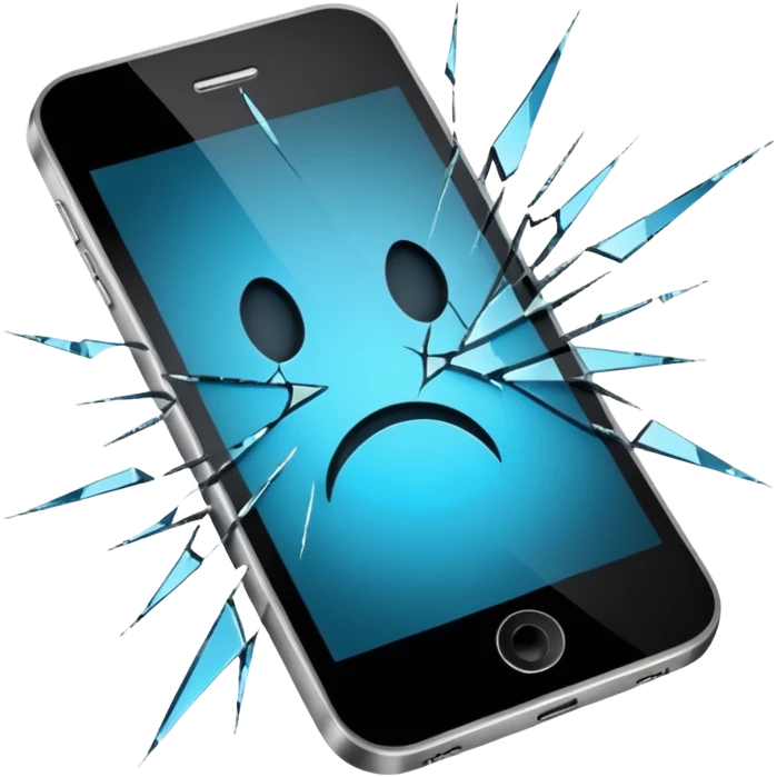broken mobile phone emoji