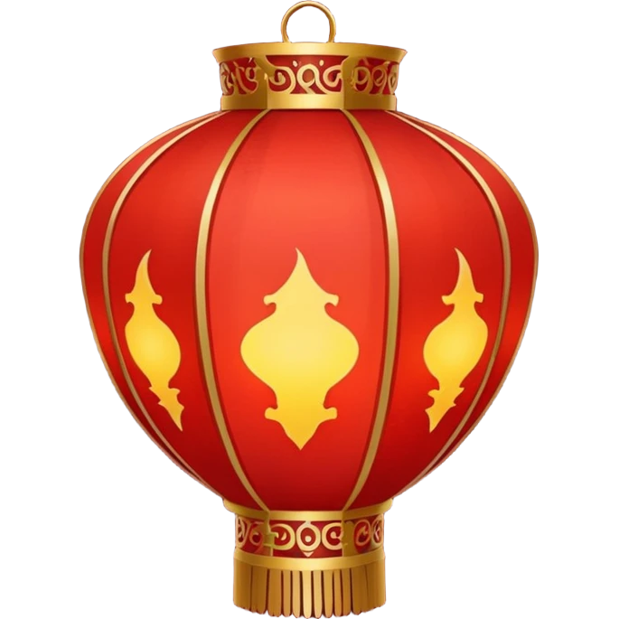 Chinese lantern emoji