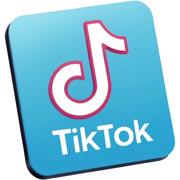 Blue sign is the right sign for TikTok emoji