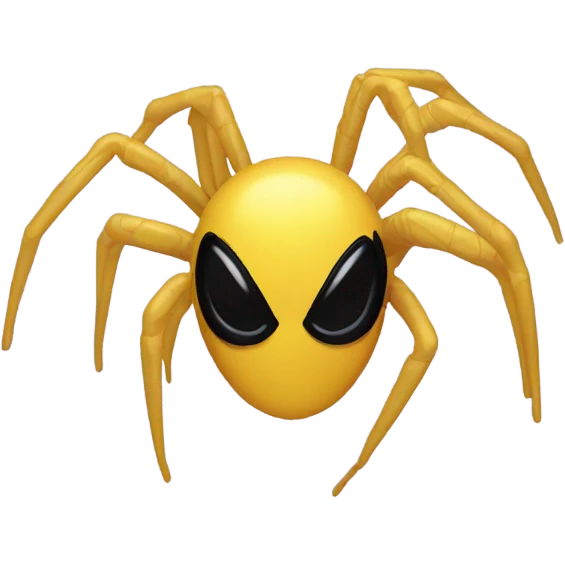 Yellow spider man emoji
