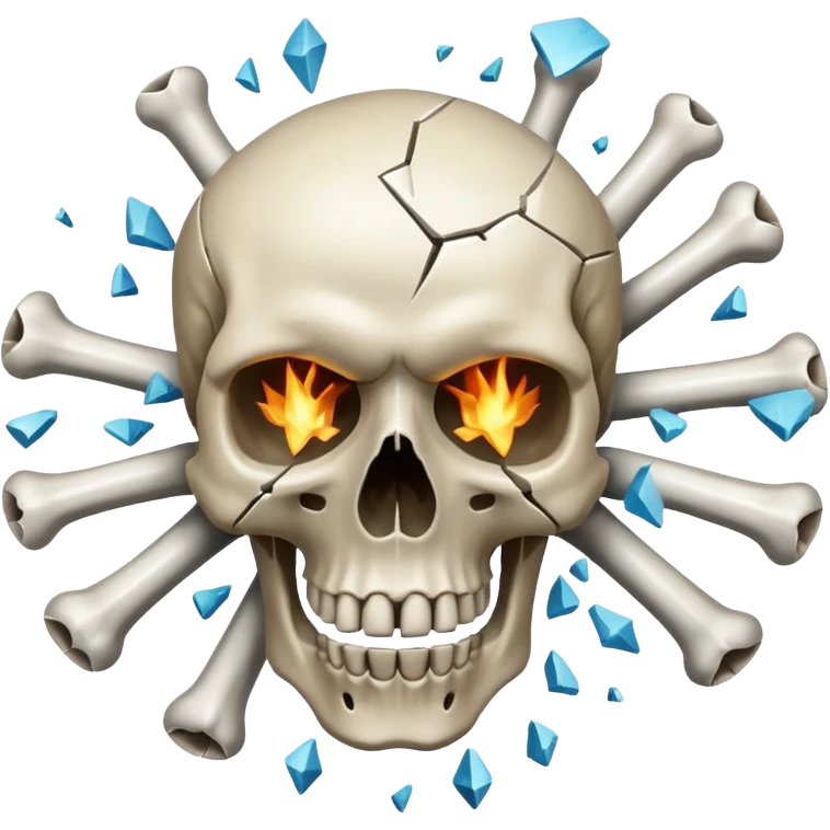Un crâne qui explose emoji