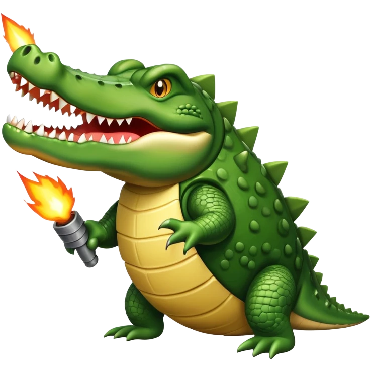 cocodrilo bombardeando  emoji