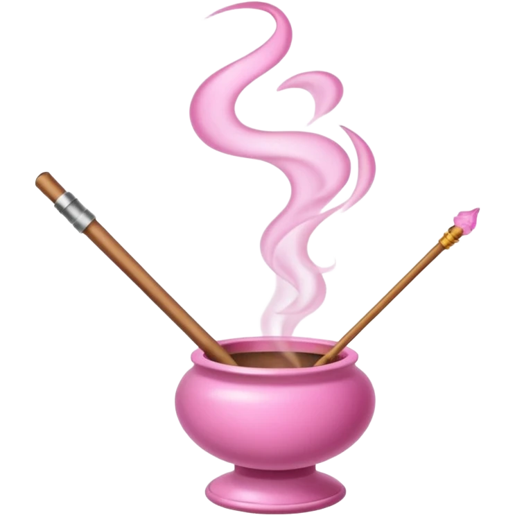 incense pink emoji