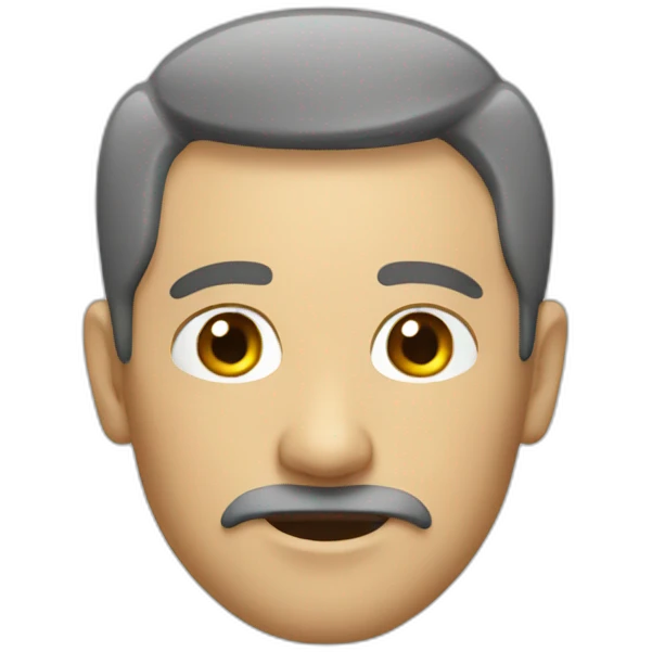 A man on WC emoji
