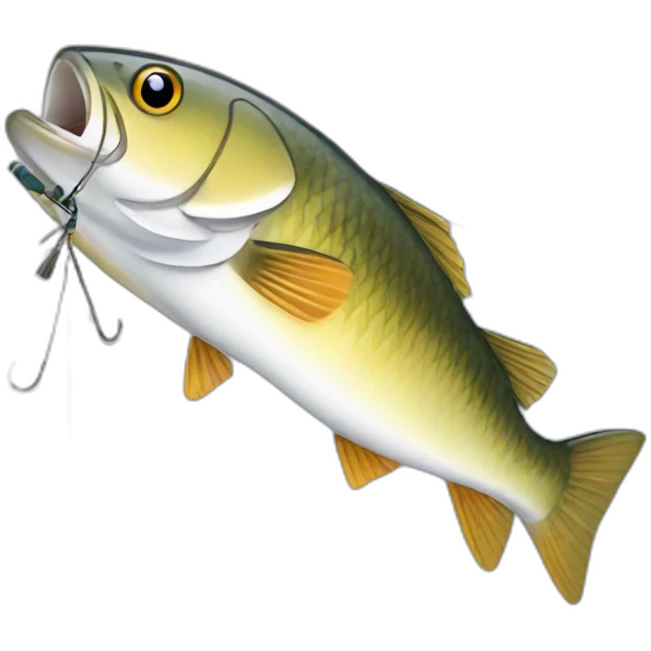 a fish fishing emoji