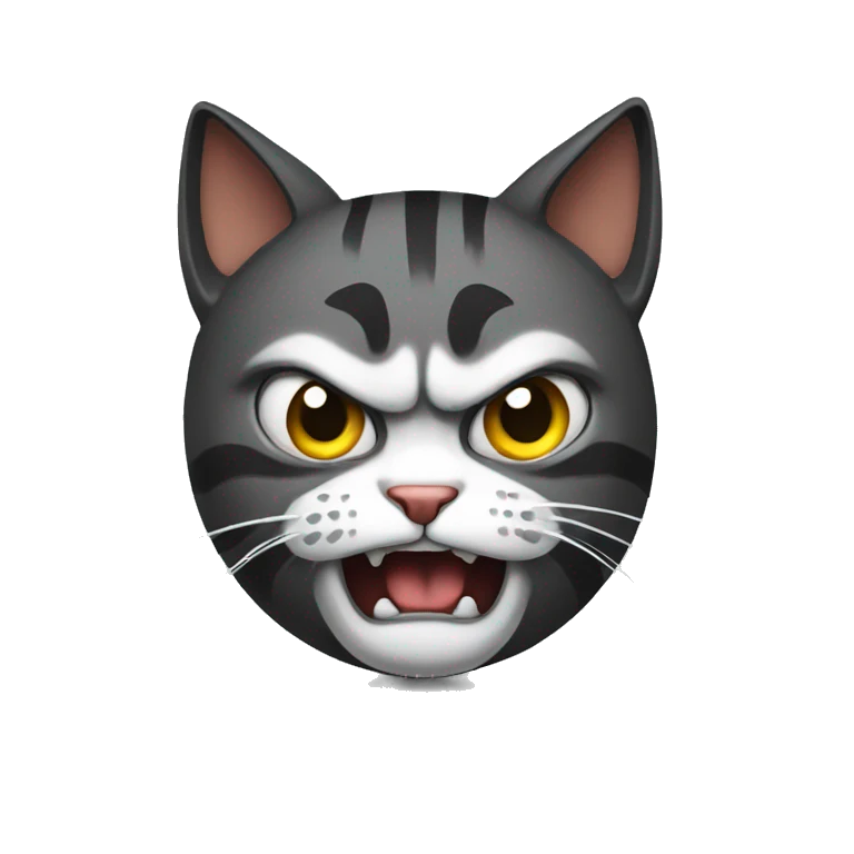 Angry cat emoji