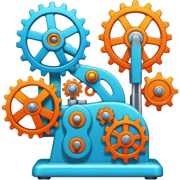 Generate an emoji whish shows Brain Factory Wonder Workshop. Which is in a nice cartoon style emoji