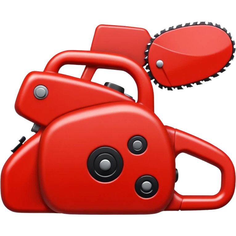 Plush chainsaw emoji