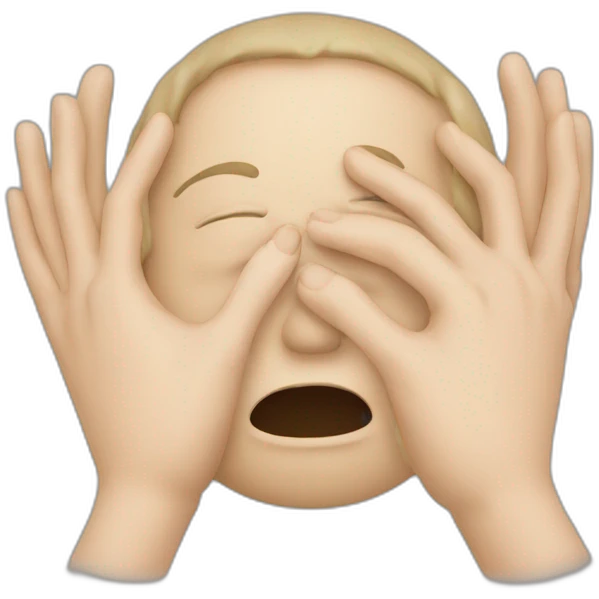 face palm face emoji