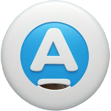 blue circle pill  emoji