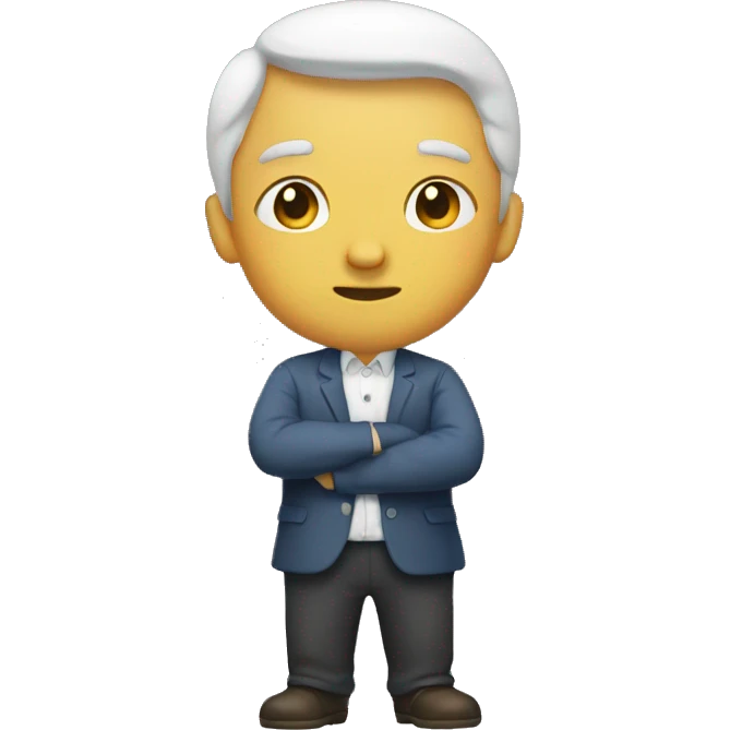 Taking a bow emoji