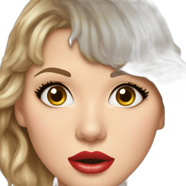 taylor-swift-selfie-milk-on-face-dripping emoji