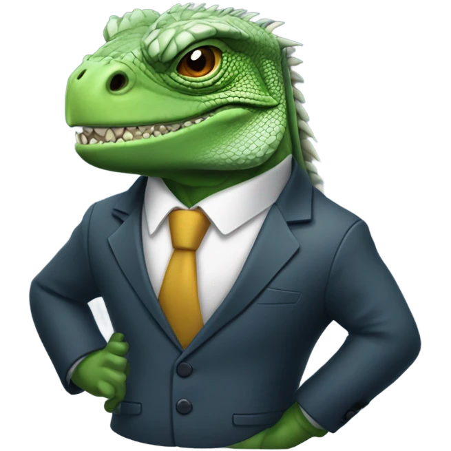 capitalist-iguana emoji