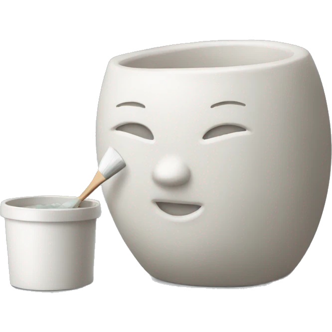 ceramic paint emoji
