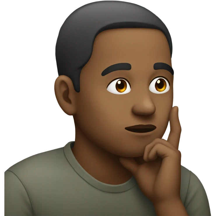 person thinking emoji