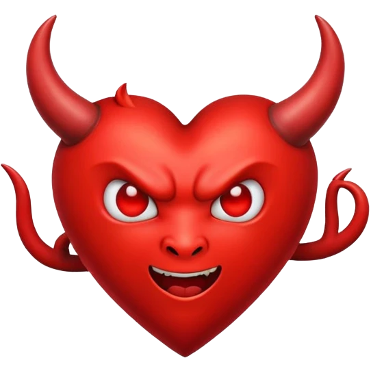 devil heart emoji
