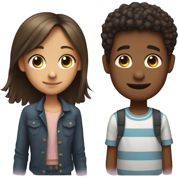 Boy and girl friend emoji