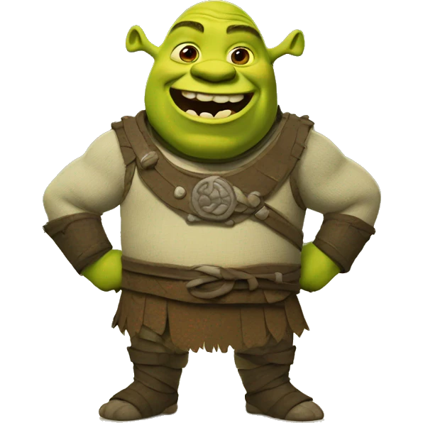 moyai shrek emoji