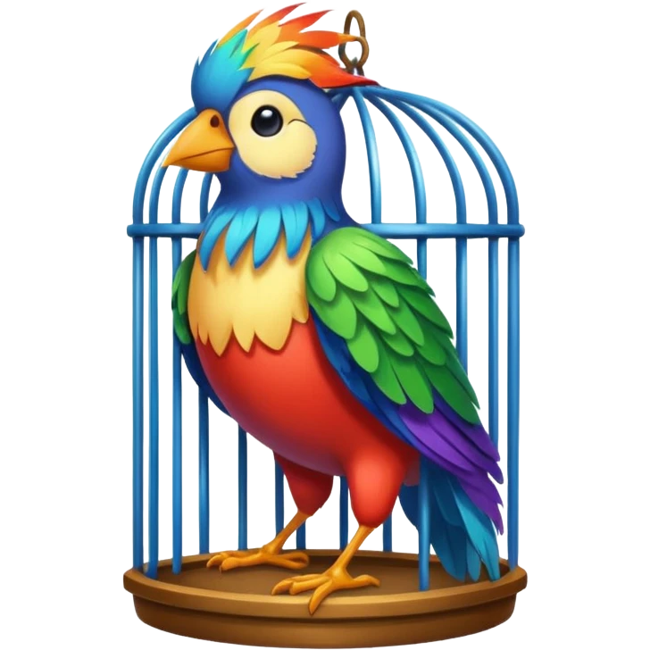 bird in cage emoji