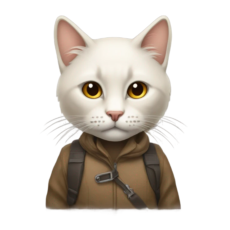 котик бежевый emoji