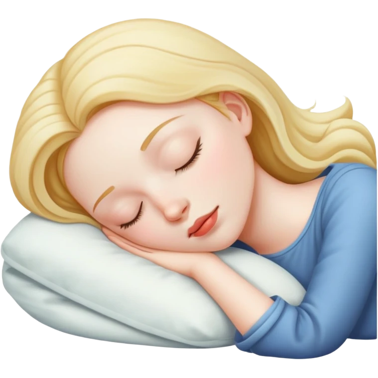 Girl sleeping  emoji