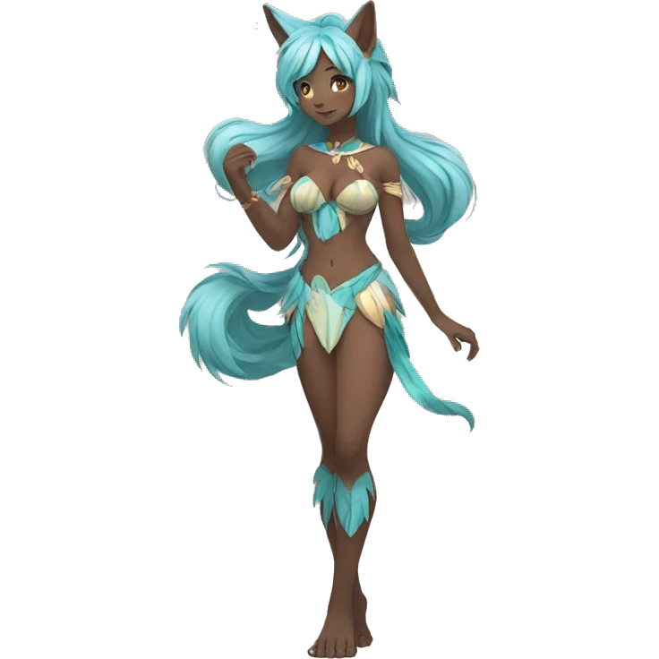 Anthro Sona Full Body emoji