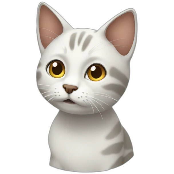 Lost cat confused emoji