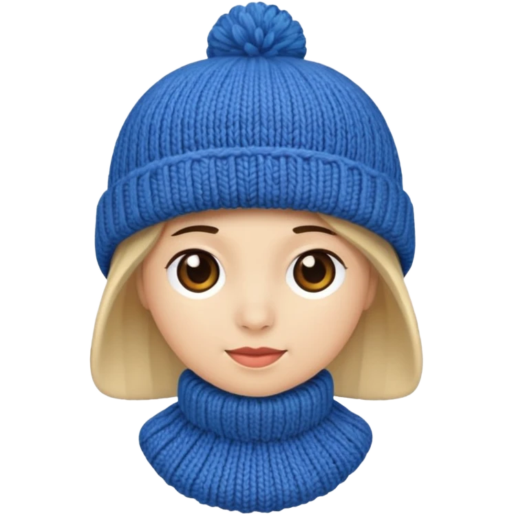 Blue hat  emoji