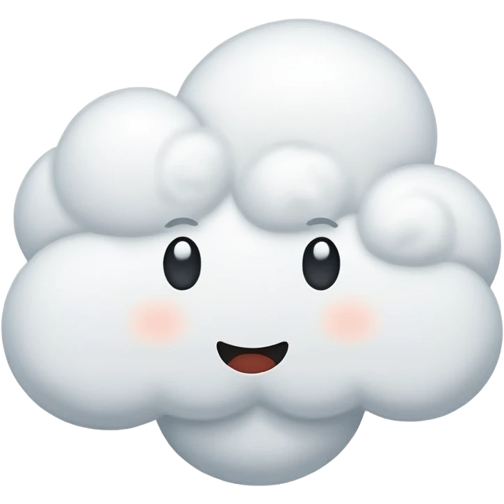 comic think cloud with three dots, no text emoji