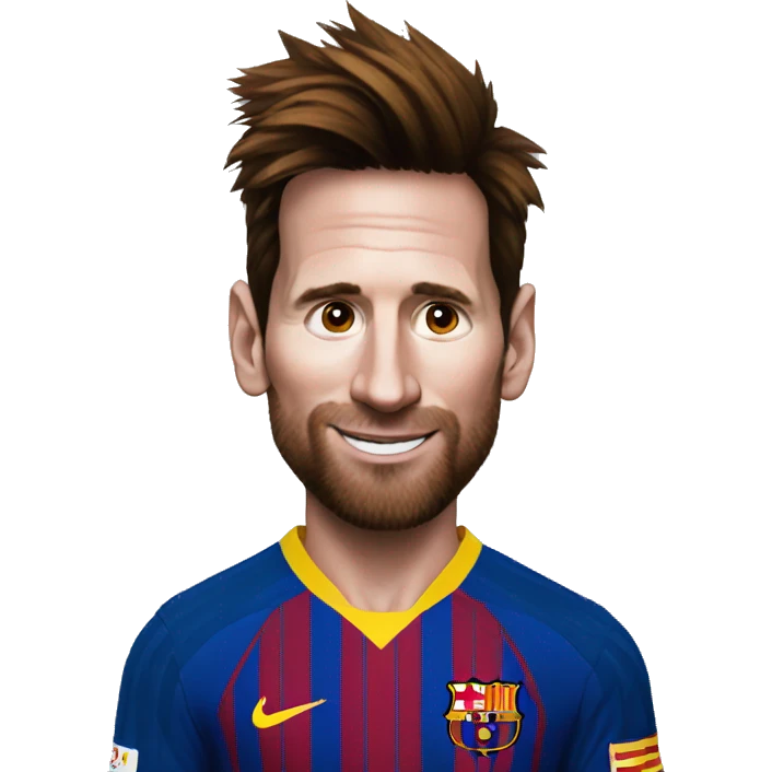 Messi con payaso emoji