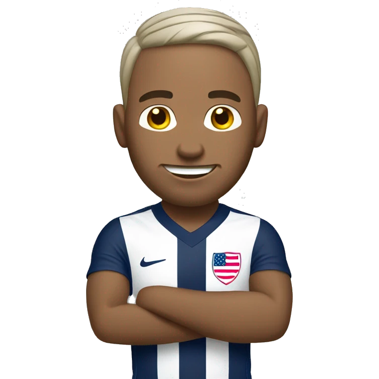 USA white man soccer emoji