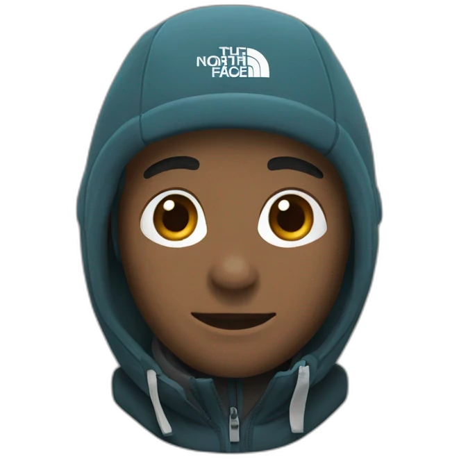 the north face emoji