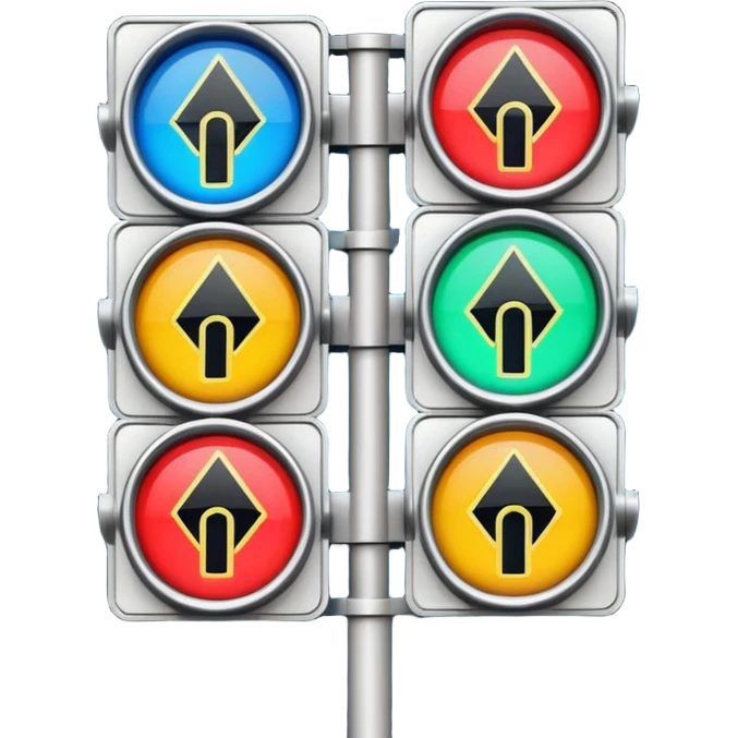 mac os icon rotation retro street signal arrows rotating inversion emoji