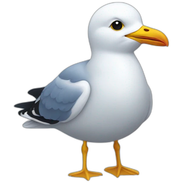 Blue gull emoji