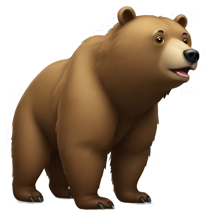 bear on all fours emoji